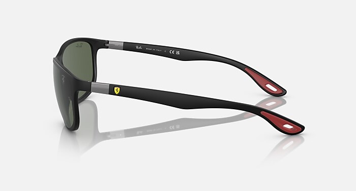 RB4394M SCUDERIA FERRARI COLLECTION Sunglasses in Black and Green