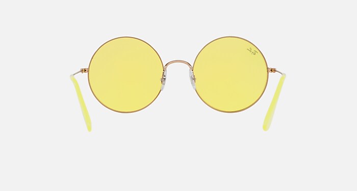 JA-JO Sunglasses in Bronze-Copper and Washed Yellow (55-20