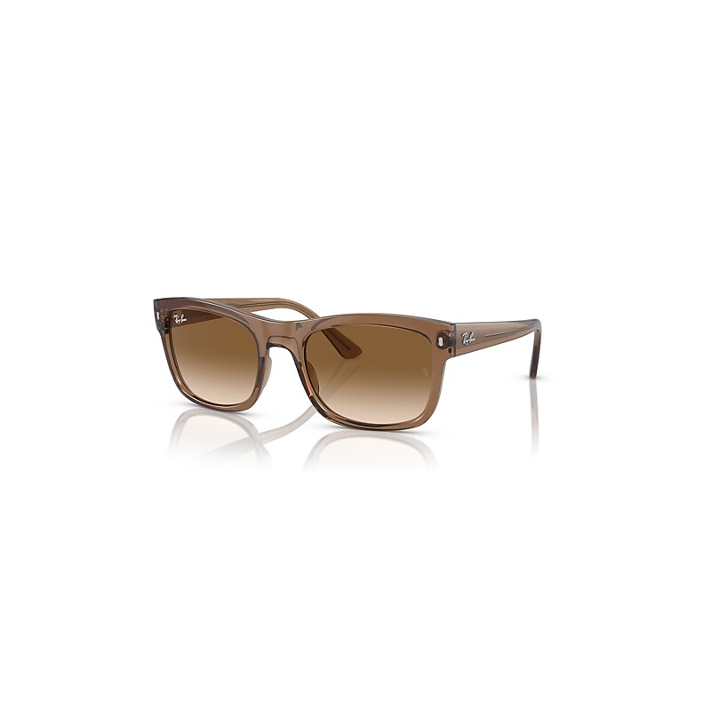 Ray-Ban Sunglasses   - Transparent Light Brown Frame Brown Lenses 56-21, RB4428