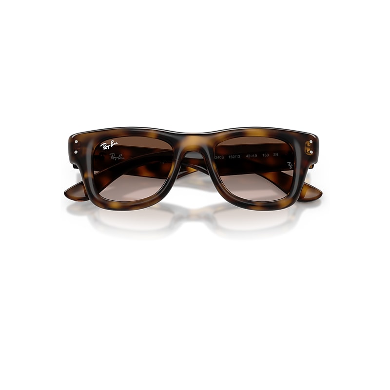 Ray-Ban Puffer Kids Bio-based Sunglasses Havana Frame Brown Lenses 42-19
