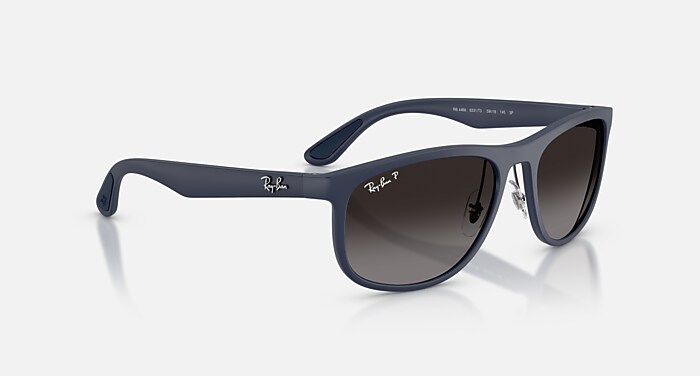 RB4468 LITEFORCE Polarized Sunglasses in Sand Dark Blue and Grey