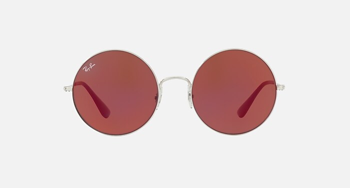 JA-JO Sunglasses in Silver and Dark Red Classic - RB3592 | Ray-Ban