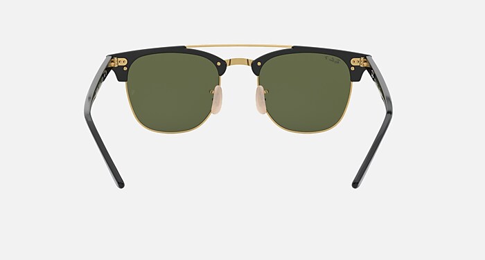 CLUBMASTER L 51,186/58　G-15 GREEN、偏光 CLUBMASTER DOUBLE BRIDGE Polarized Sunglasses in Black and G-15