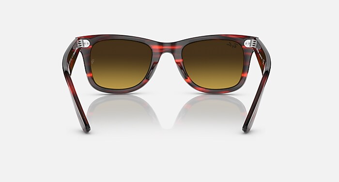 ORIGINAL WAYFARER BIO-BASED Sunglasses in Striped Red and Brown