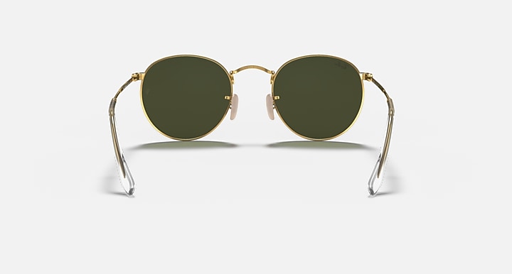 ROUND METAL GOLD GREEN