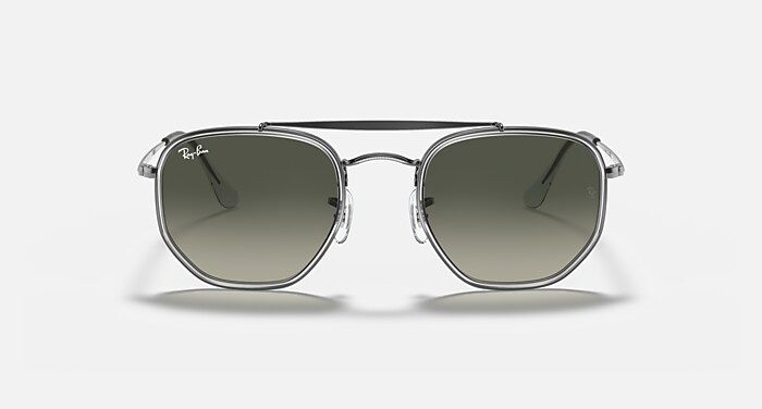 MARSHAL II Sunglasses in Gunmetal and Grey Gradient - RB3648M