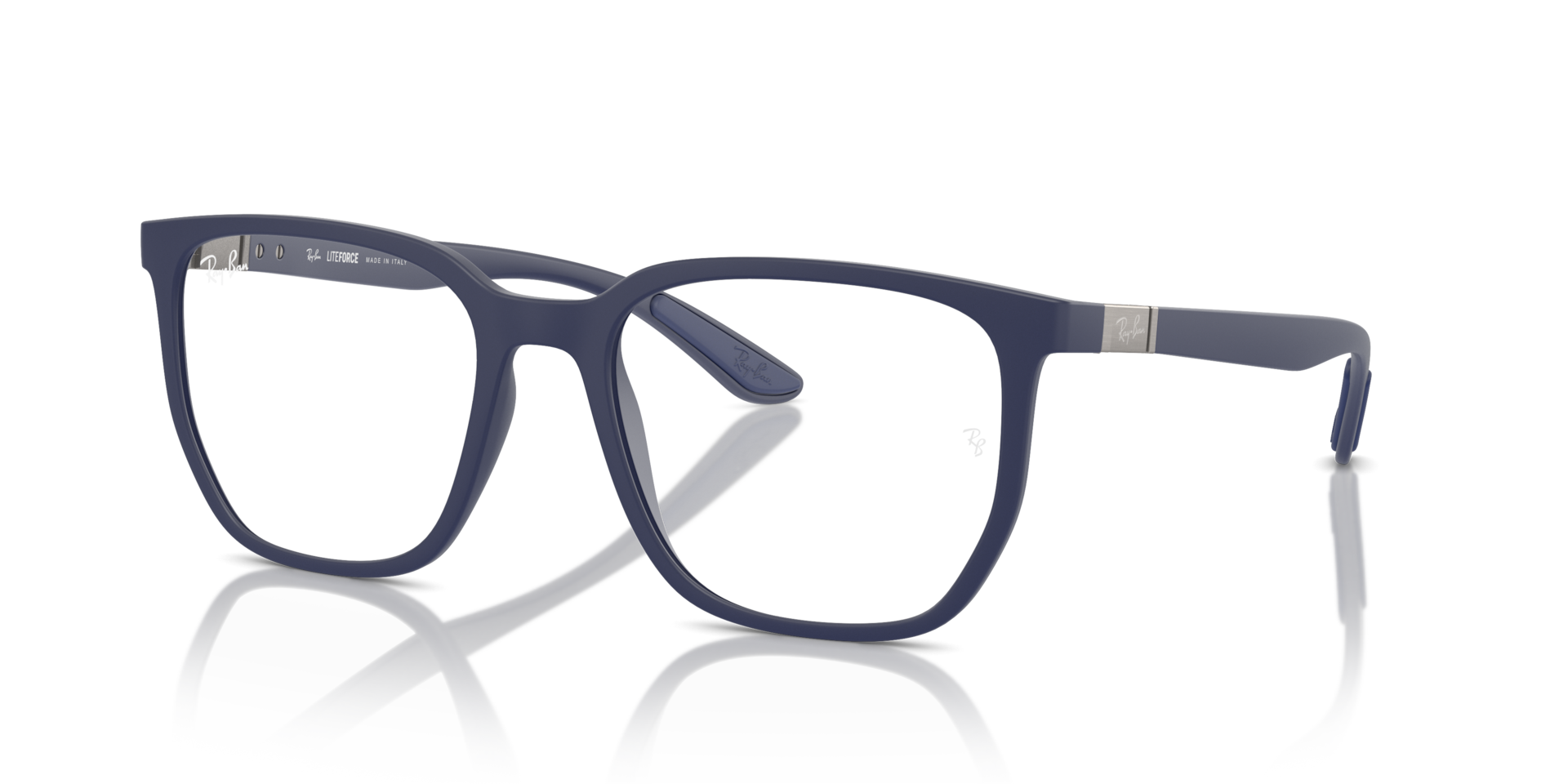 Ray-Ban Rb7235 Optics  - Monture Sable Bleu Verres Incolore 55-19 polarisés