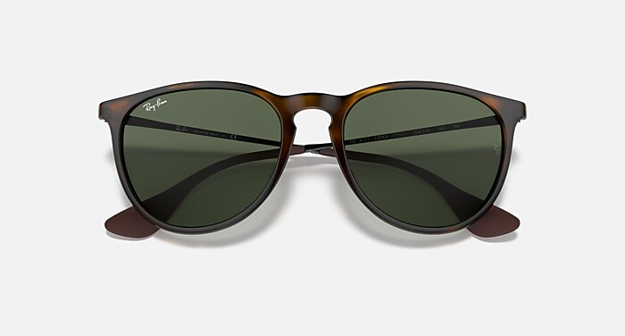 ERIKA CLASSIC Sunglasses in Light Havana and G-15 Green - RB4171