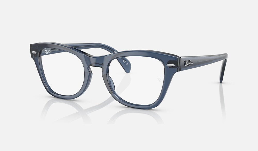 RB0707 OPTICS メガネ 透明ダークブルー と クリア (48-21) - RB0707V