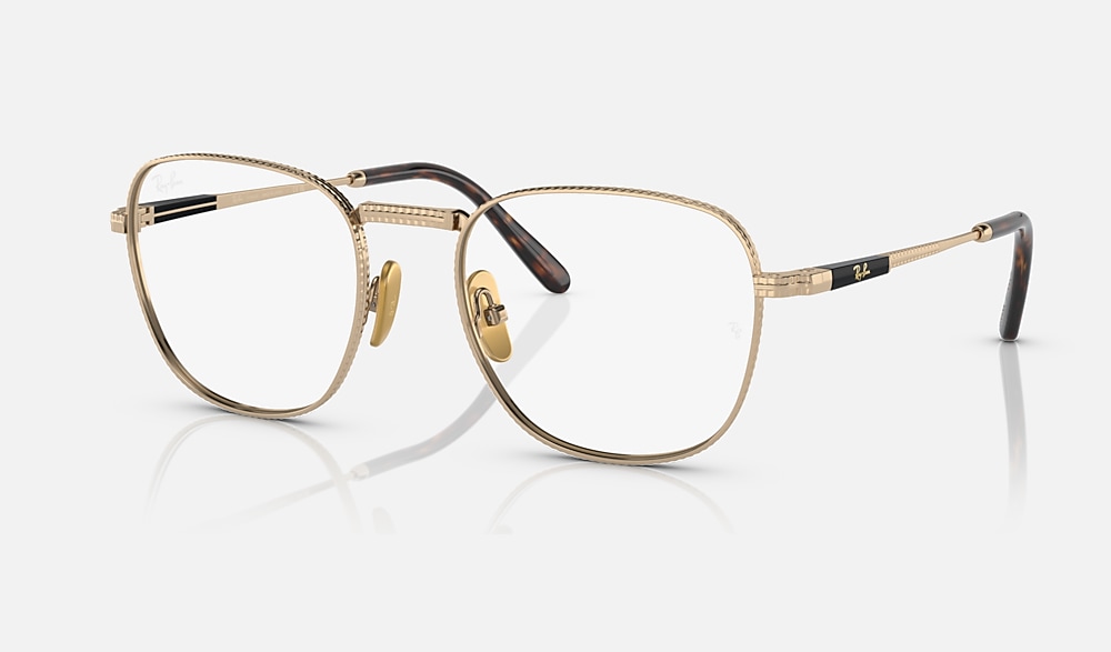FRANK II TITANIUM OPTICS Polarized Eyeglasses with Arista Gold and