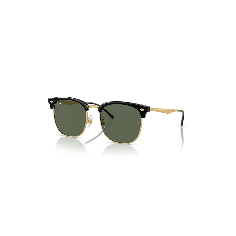Ray-Ban Rb4418d Sunglasses Gold Frame Green Lenses 56-19
