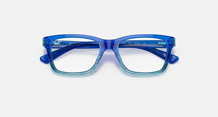 RB1536 OPTICS KIDS Polarized Eyeglasses with Blue Gradient and