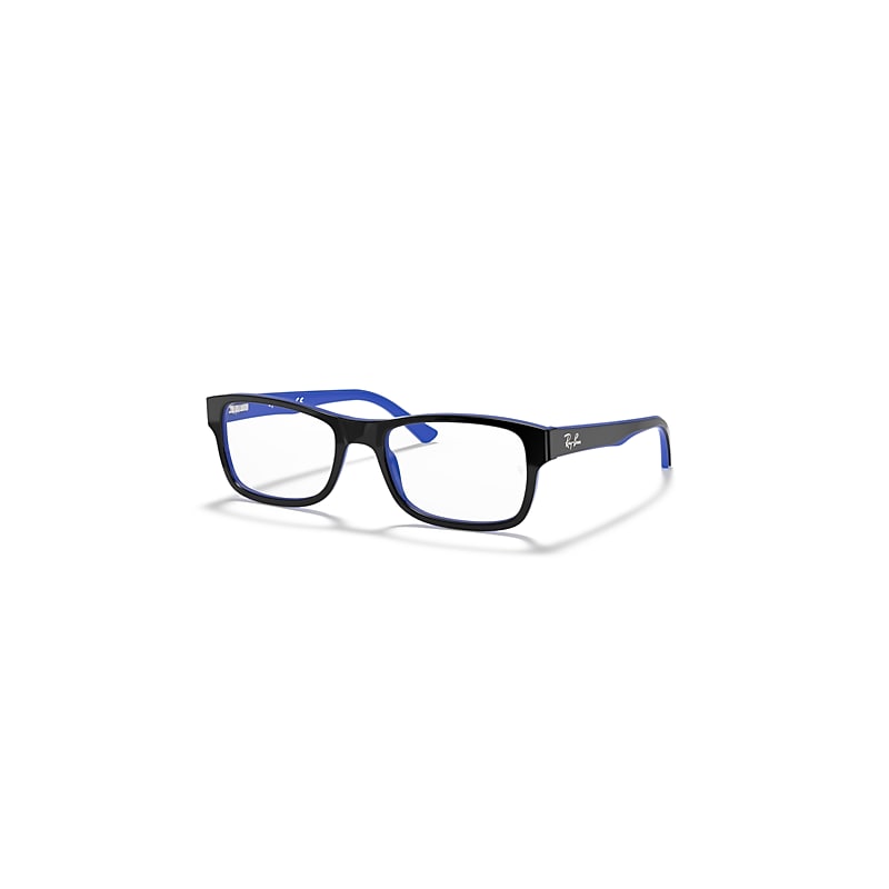 Ray-Ban Eyeglasses Unisex Rb5268 Optics - Black Frame Clear Lenses 50-17