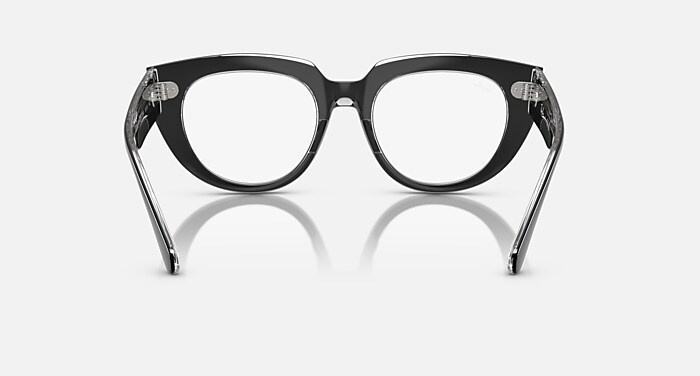 DOREEN OPTICS Eyeglasses with Black On Transparent Frame - RB5586