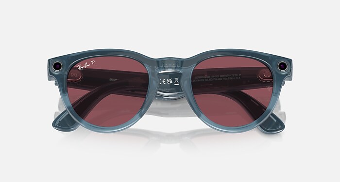 RAY-BAN META (GEN 1) HEADLINER Polarized AI Glasses in Jeans and