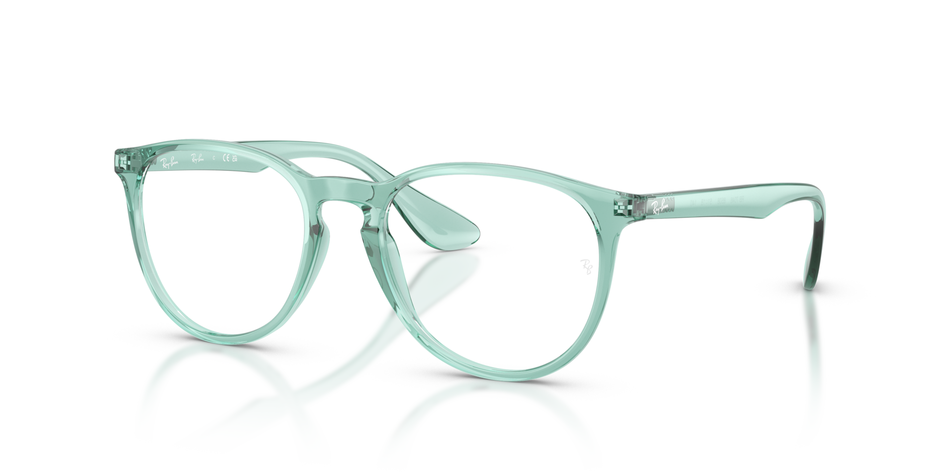 ERIKA OPTICS Eyeglasses with Transparent Green and Clear (51-18 ERIKA OPTICS Eyeglasses with Transparent Green and Clear (51-18