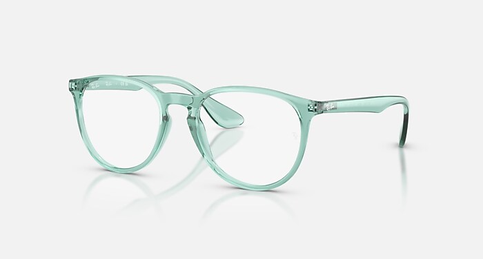 ERIKA OPTICS Eyeglasses with Transparent Green and Clear (51-18