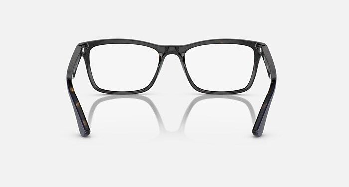 RB5279 OPTICS Eyeglasses with Blue On Havana and Clear (55-18