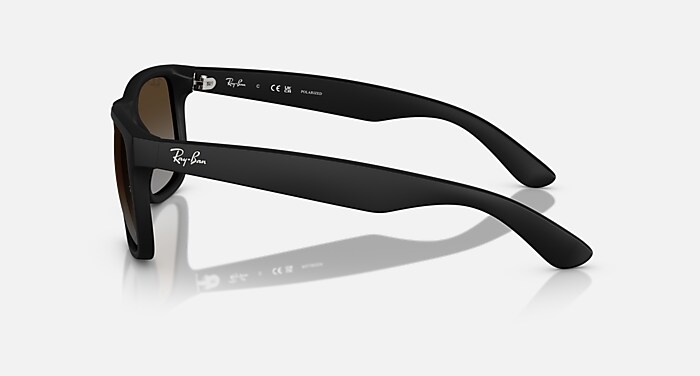 JUSTIN CLASSIC Polarized Sunglasses in Rubber Black and Polarized