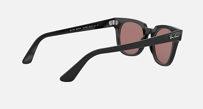 METEOR CLASSIC Polarized Sunglasses in Black and Polarized Purple