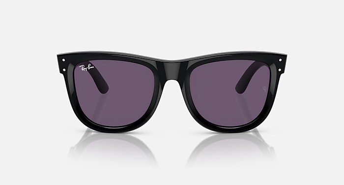 WAYFARER REVERSE Sunglasses in Black and Violet (53-20