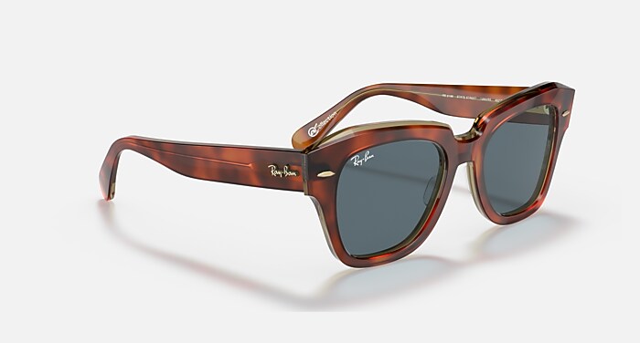 STATE STREET @COLLECTION Sunglasses in Havana On Transparent Beige