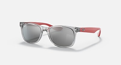 NEW WAYFARER KIDS サングラス ブラック と オレンジ (50-15