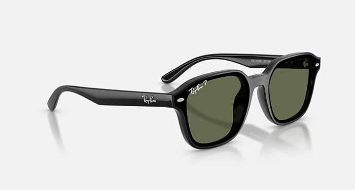 RB4458D Sunglasses in Black and Dark Green Polarized - RB4458D 