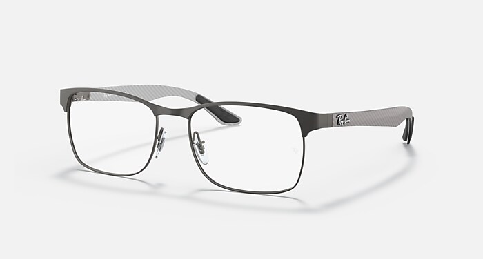 RB8416 OPTICS Polarized Eyeglasses with Gunmetal and Clear (55-17