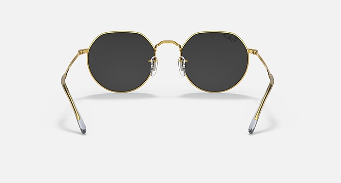 JACK Polarized Sunglasses in Legend Gold and Black Polarized (53