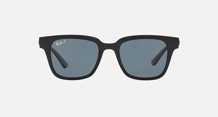RB4323 Sunglasses in Black and Dark Blue Polarized - RB4323F | Ray