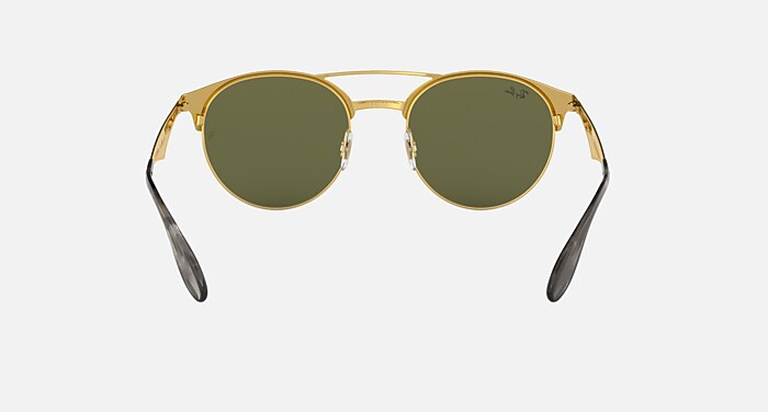 Rb3545 Sunglasses in Grey Frame and Green Gradient Mirror Lenses