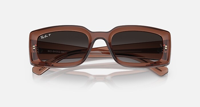 KILIANE BIO-BASED Sunglasses in Transparent Brown and Grey