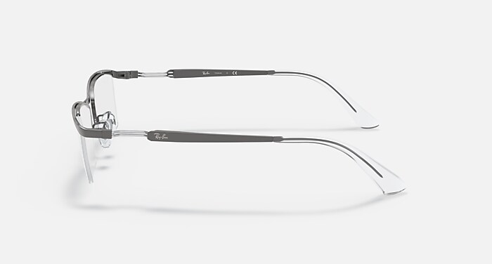 RB8746 OPTICS メガネ ガンメタル と クリア (55-17) - RB8746D