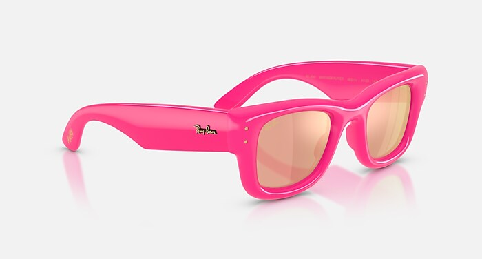 WAYFARER PUFFER SPECIAL COLLECTION サングラス ピンク と ダーク