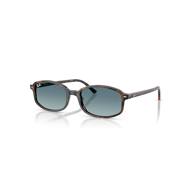 Ray-Ban Sam Gafas De Sol Amarillo, Azul & Havana Montura Azul Lentes 54-19, RB2232