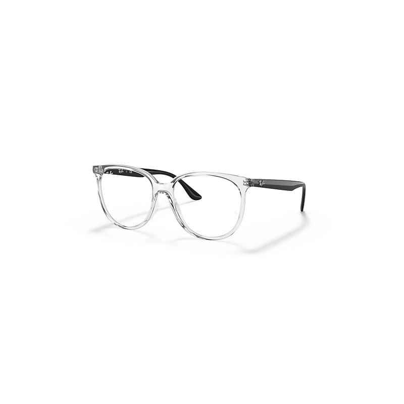 Ray-Ban Eyeglasses Women's  Optics - Black Frame Clear Lenses Polarized 52-16, RB4378V