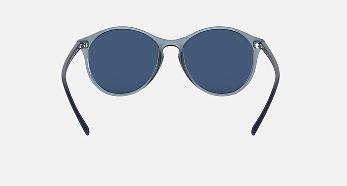 RB4371 Sunglasses in Transparent Blue and Blue (55-18) - RB4371F
