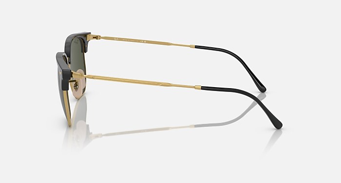 Occhiali da Sole NEW CLUBMASTER in Nero su oro e Verde - RB4416