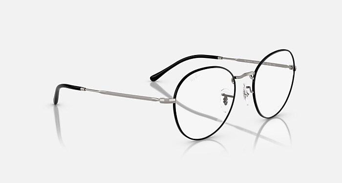 DAVID OPTICS Eyeglasses with Black On Gunmetal Frame - RB3582V