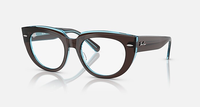 レイバン公式ストア】 Ray-Ban® DOREEN OPTICS メガネ | ブラウンオン