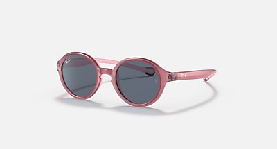 RB9075S KIDS Sunglasses in Fuchsia On Pink and Dark Grey (39-16