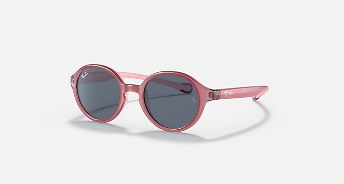 RB9075S KIDS Sunglasses in Fuchsia On Pink and Dark Grey (37-16