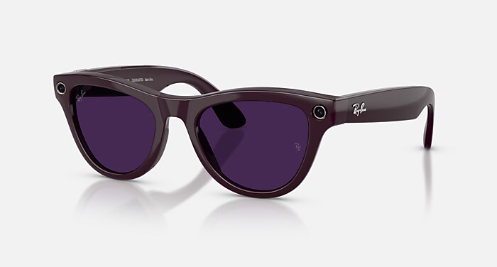 RAY-BAN META SKYLER - GEN 2 Sunglasses in Mystic Violet and Clear