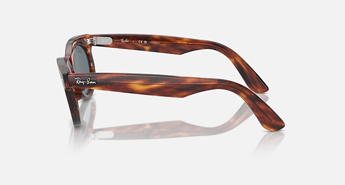 WAYFARER OVAL ポラライズド（偏光） サングラス ストライプハバナ と