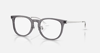 RB5453D OPTICS メガネ ブラック と クリア (52-20) - RB5453D
