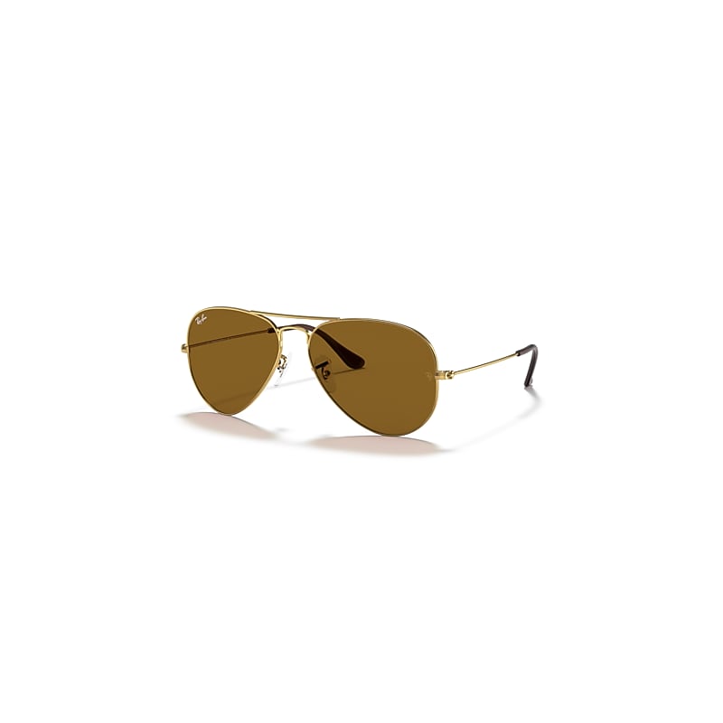 Ray-Ban Unisex Gold (001/33) Rb3025 Aviator Sunglasses 62Mm - Image 5