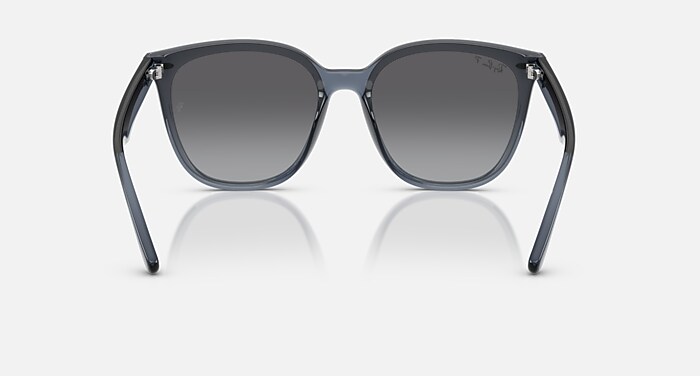 RB4423D Sunglasses in Dark Transparent Blue and Grey Gradient
