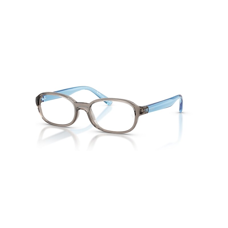 Ray-Ban Eyeglasses Children Rb1904 Optics Kids Bio-based - Transparent Light Blue Frame Clear Lenses Polarized 44-15