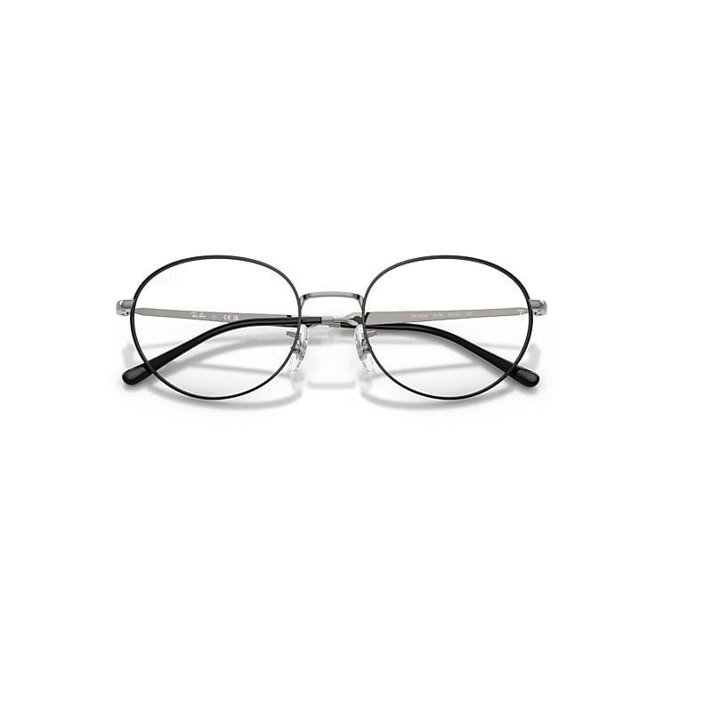 Ray-Ban Rb6558 Optics Optical Gunmetal Frame Transparent Lenses Polarized 52-20